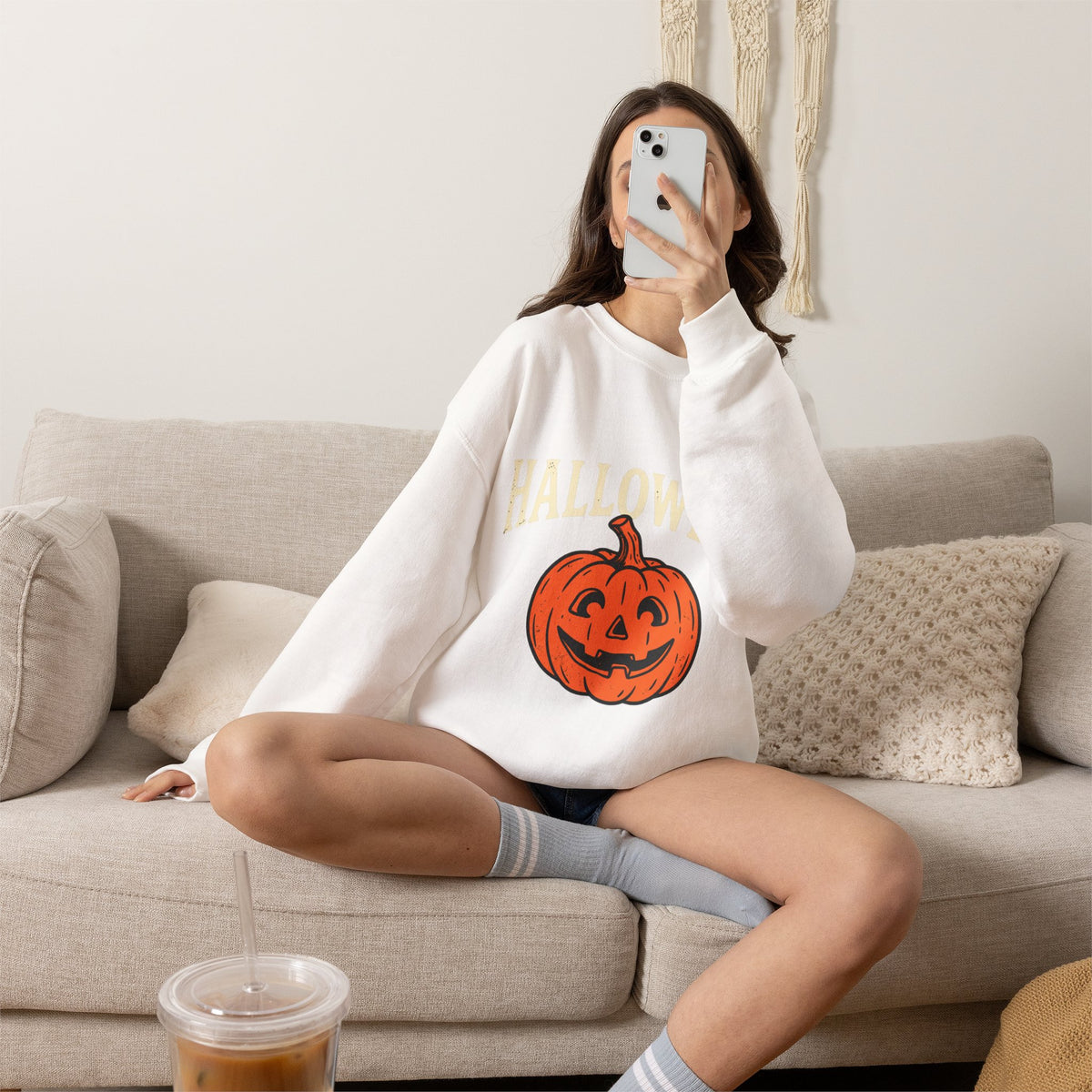 Halloween Pumpkin Crewneck