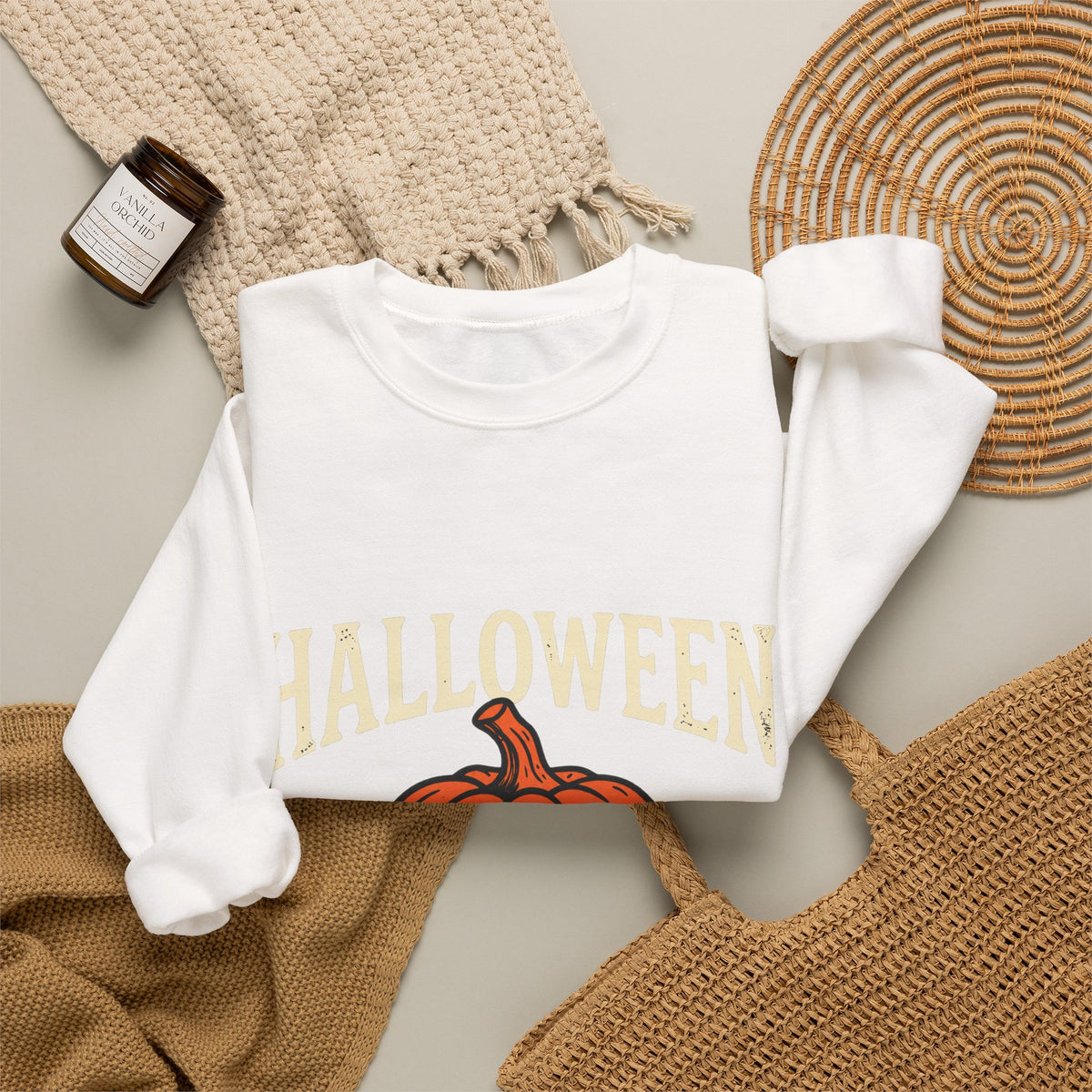 Halloween Pumpkin Crewneck