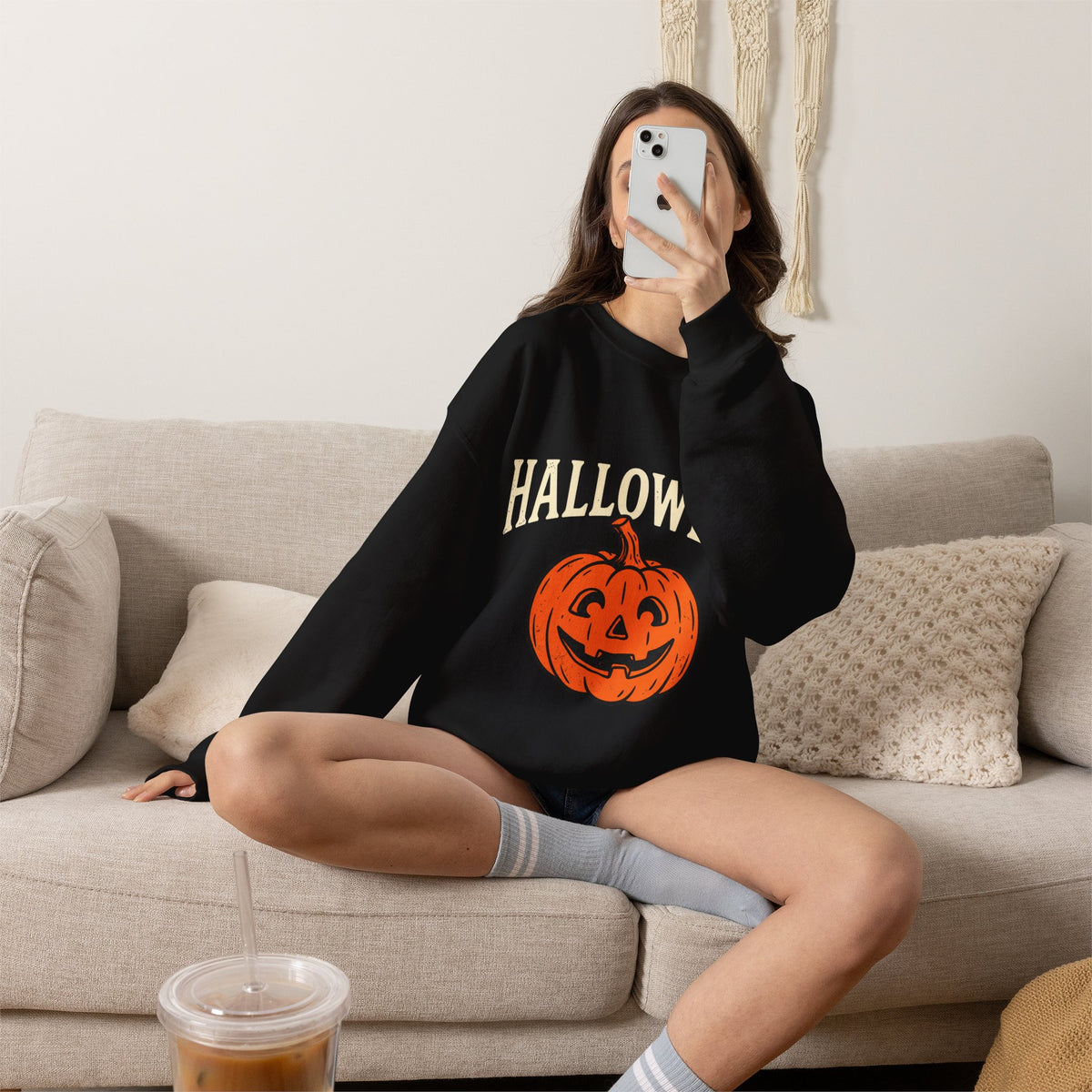 Halloween Pumpkin Crewneck