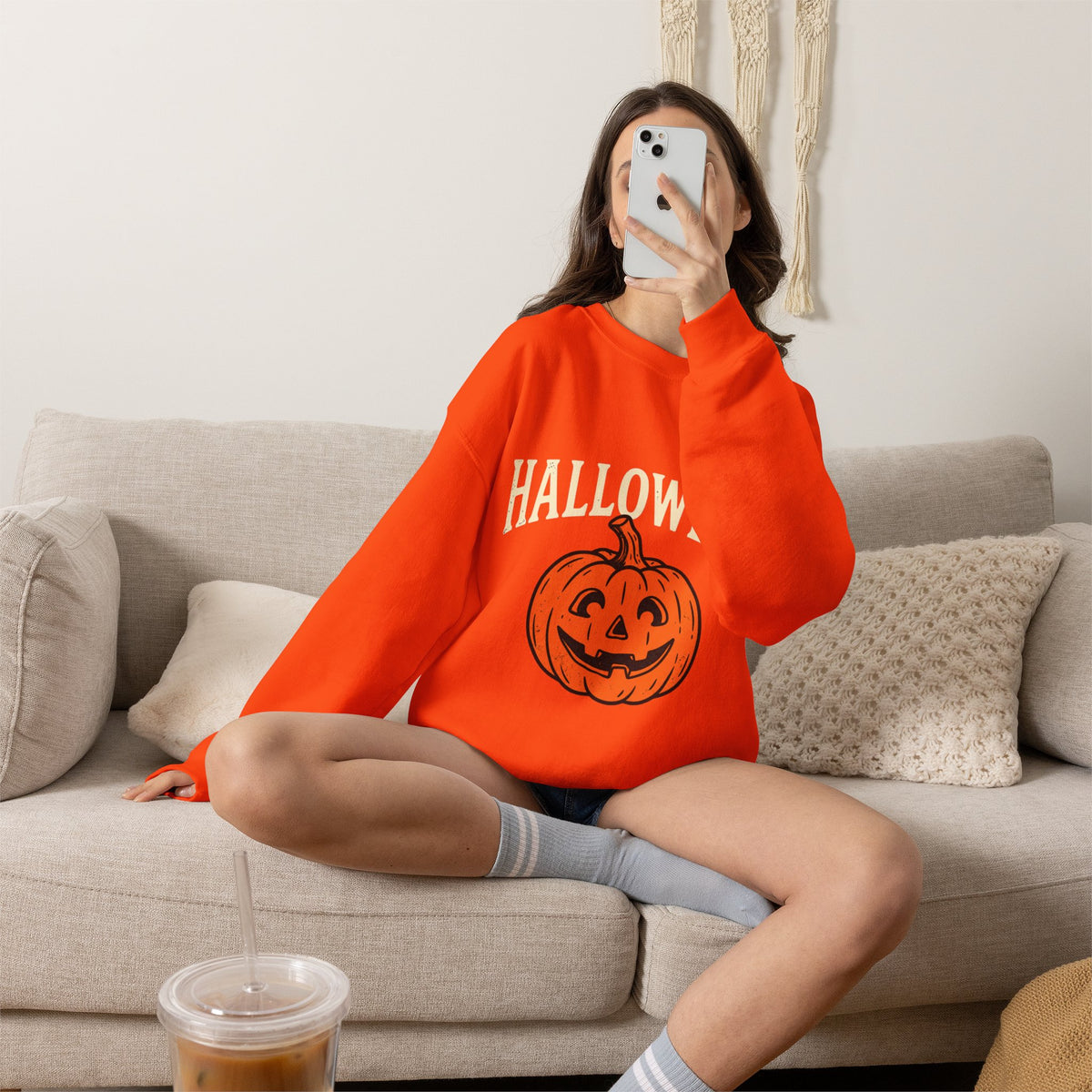 Halloween Pumpkin Crewneck