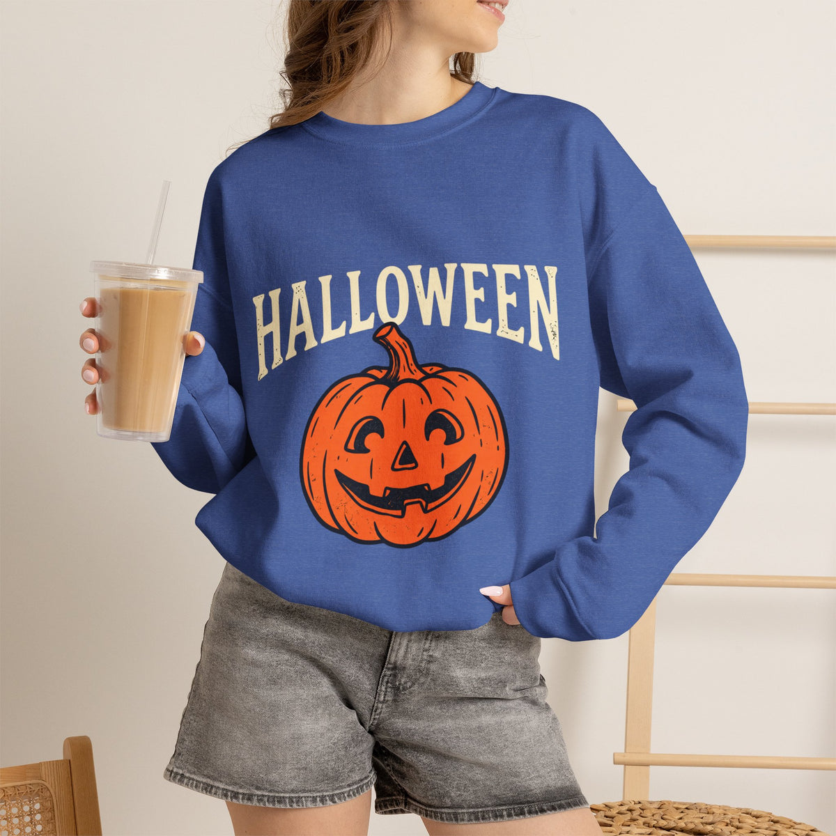 Halloween Pumpkin Crewneck