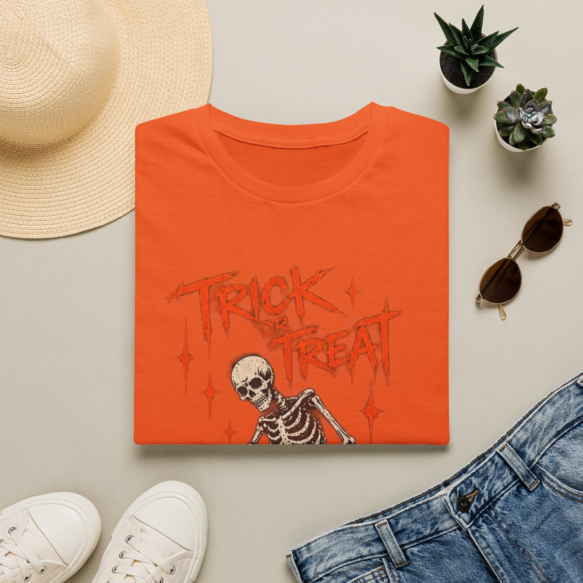 Trick or Treat Skeleton T-Shirt