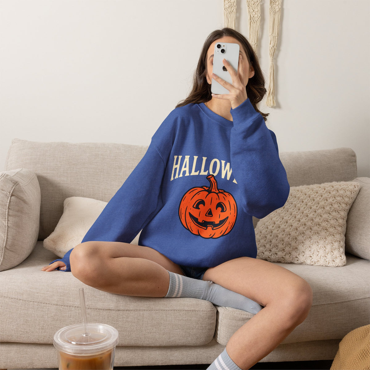 Halloween Pumpkin Crewneck