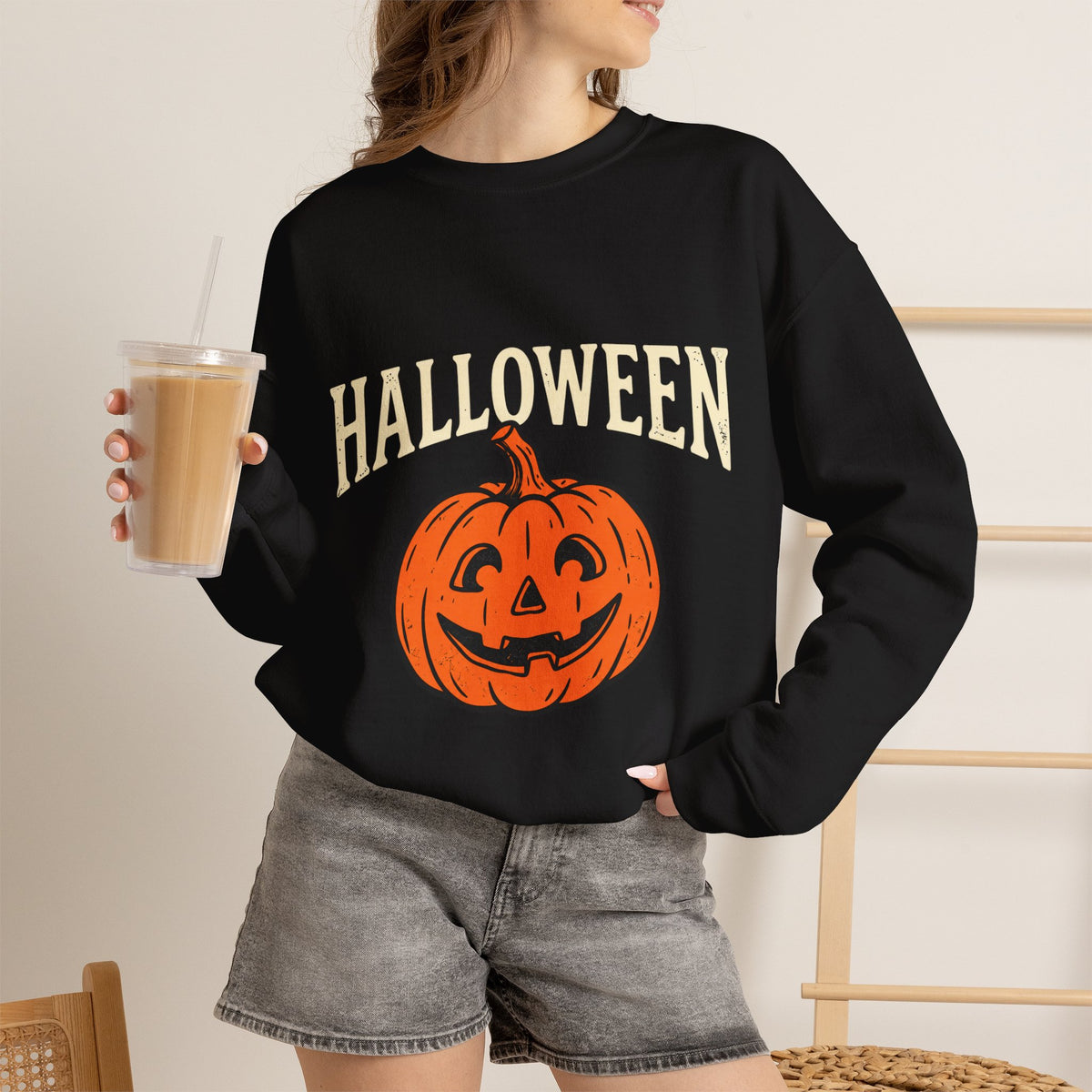 Halloween Pumpkin Crewneck