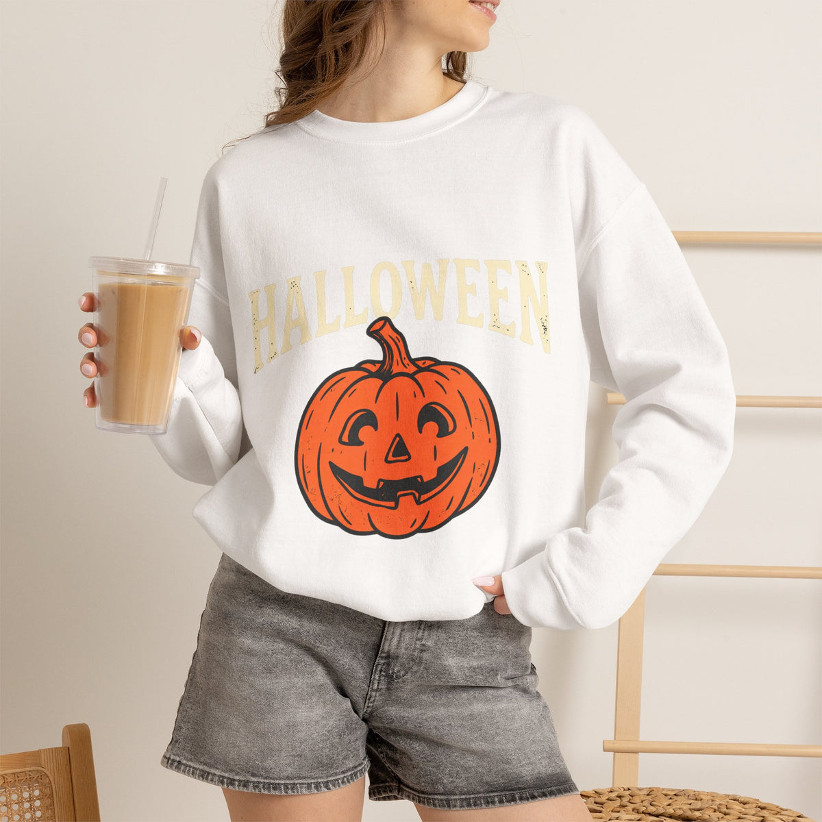 Halloween Pumpkin Crewneck